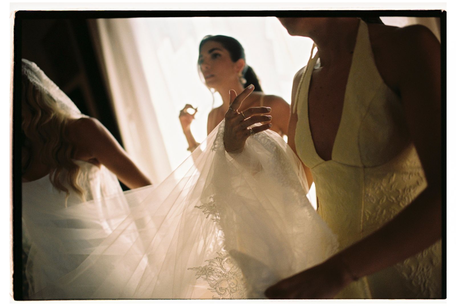 Wedding photograph on 35mm film at Son Marroig, Deià, Mallorca