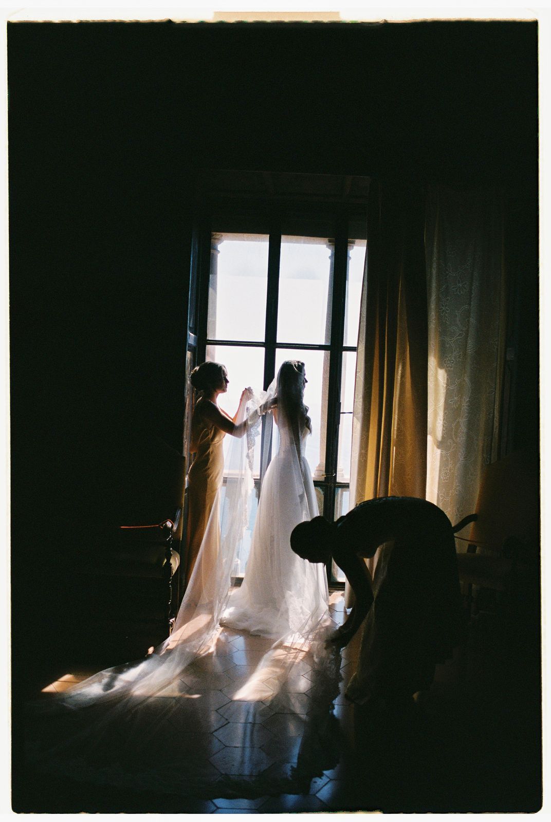 Wedding photograph on 35mm film at Son Marroig, Deià, Mallorca