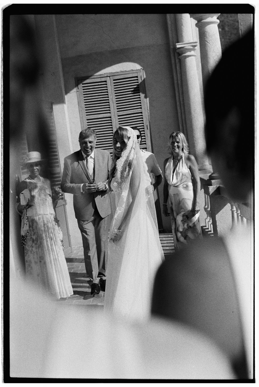 Wedding photograph on 35mm film at Son Marroig, Deià, Mallorca