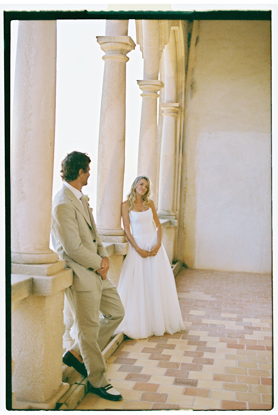 Wedding photograph on 35mm film at Son Marroig, Deià, Mallorca