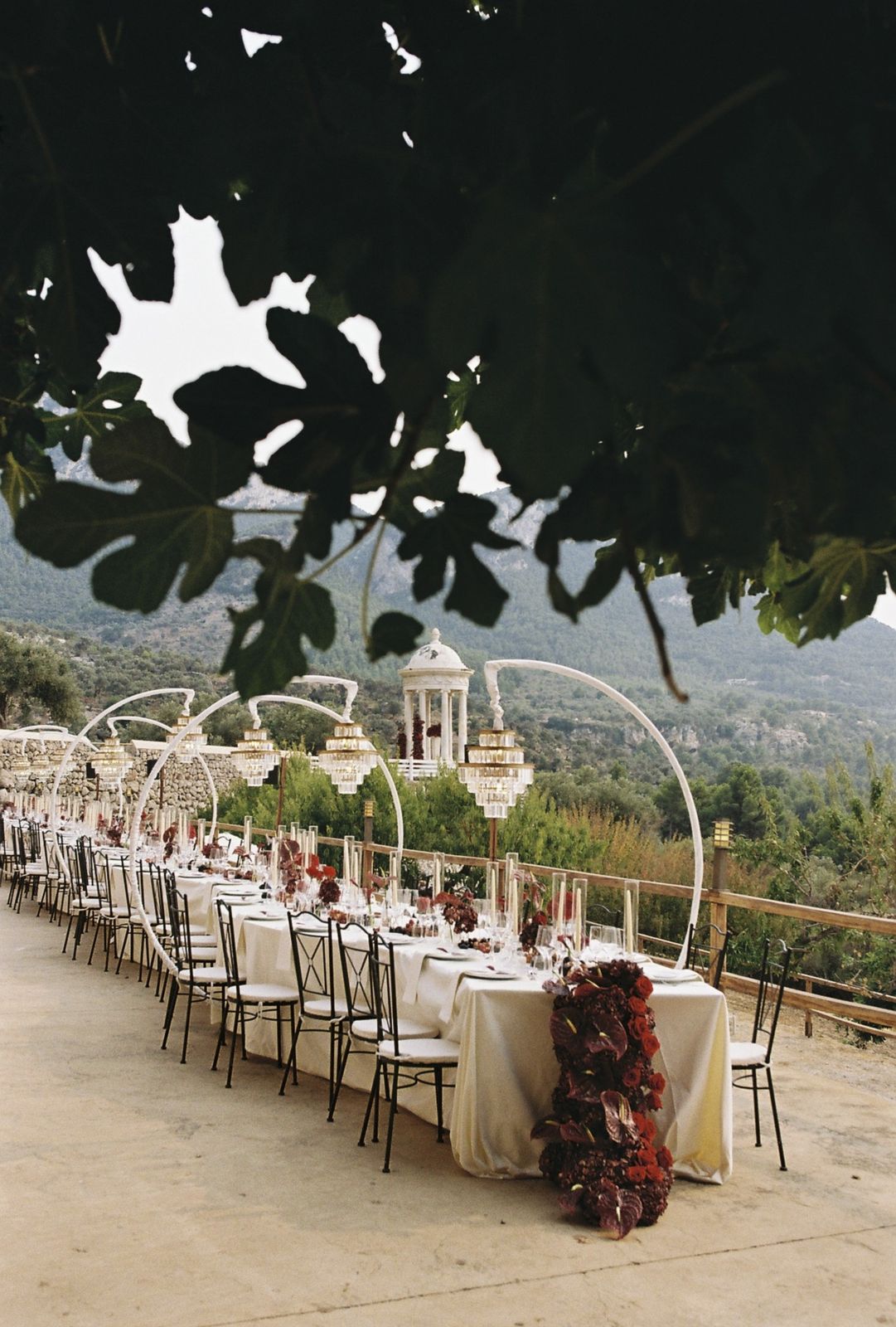 Wedding photograph on 35mm film at Son Marroig, Deià, Mallorca
