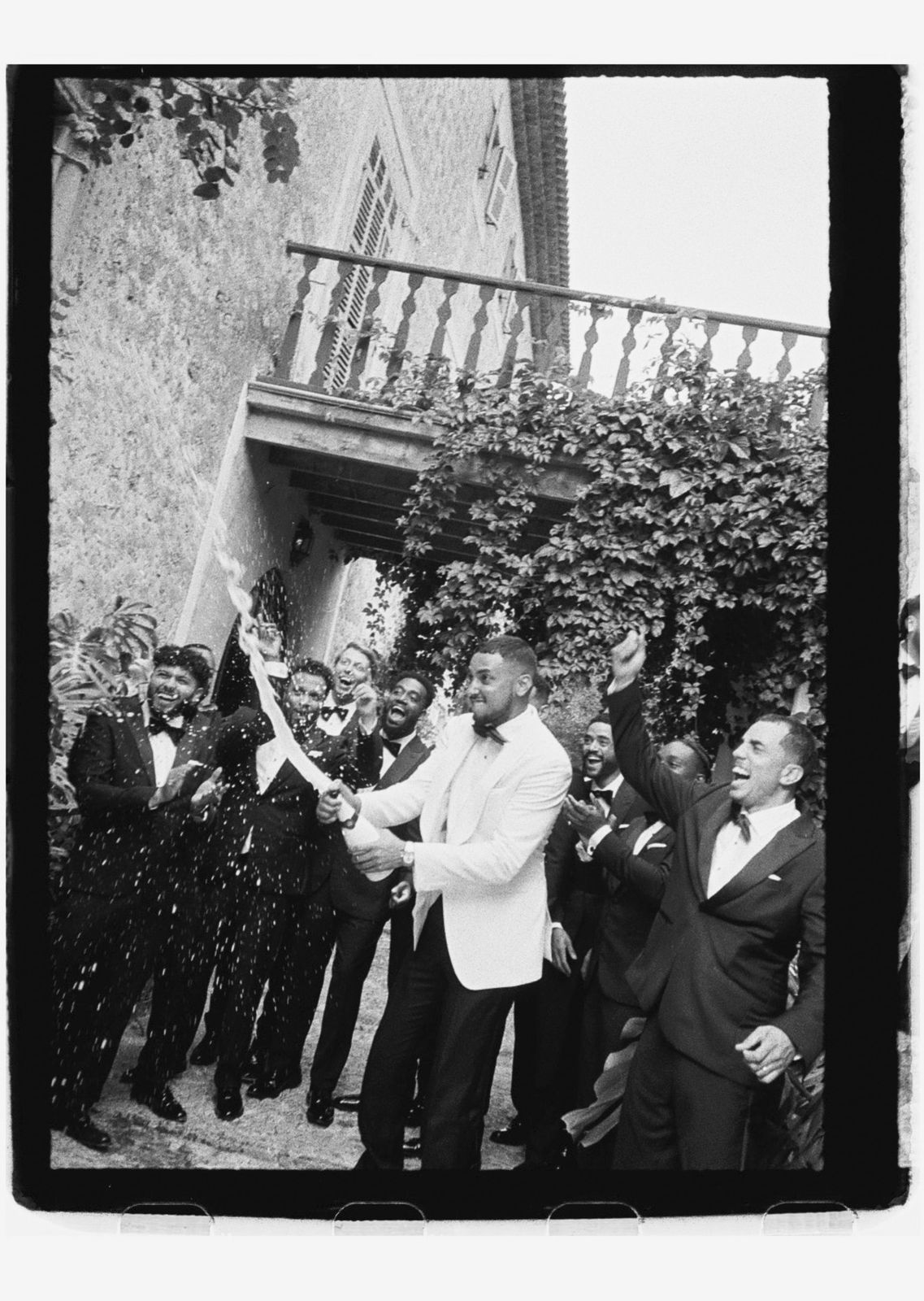 Wedding photograph on 35mm film at Son Marroig, Deià, Mallorca