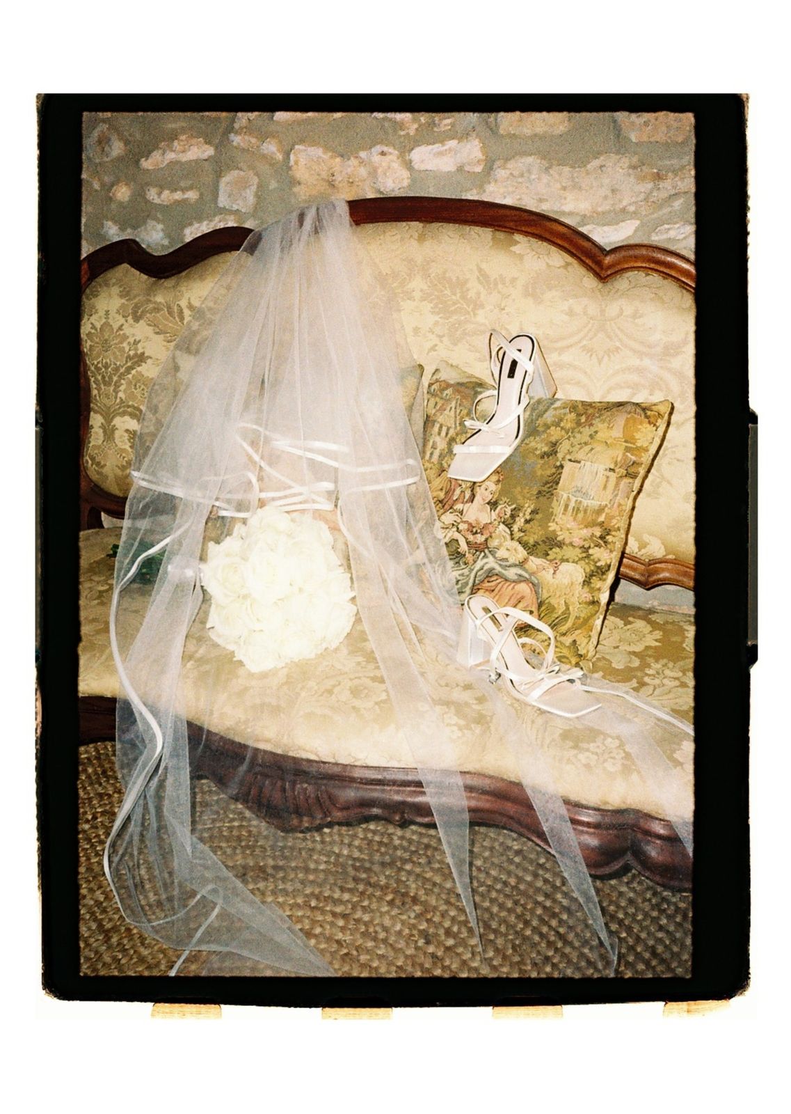 Wedding photograph on 35mm film at Son Sampol, Llucmajor, Mallorca