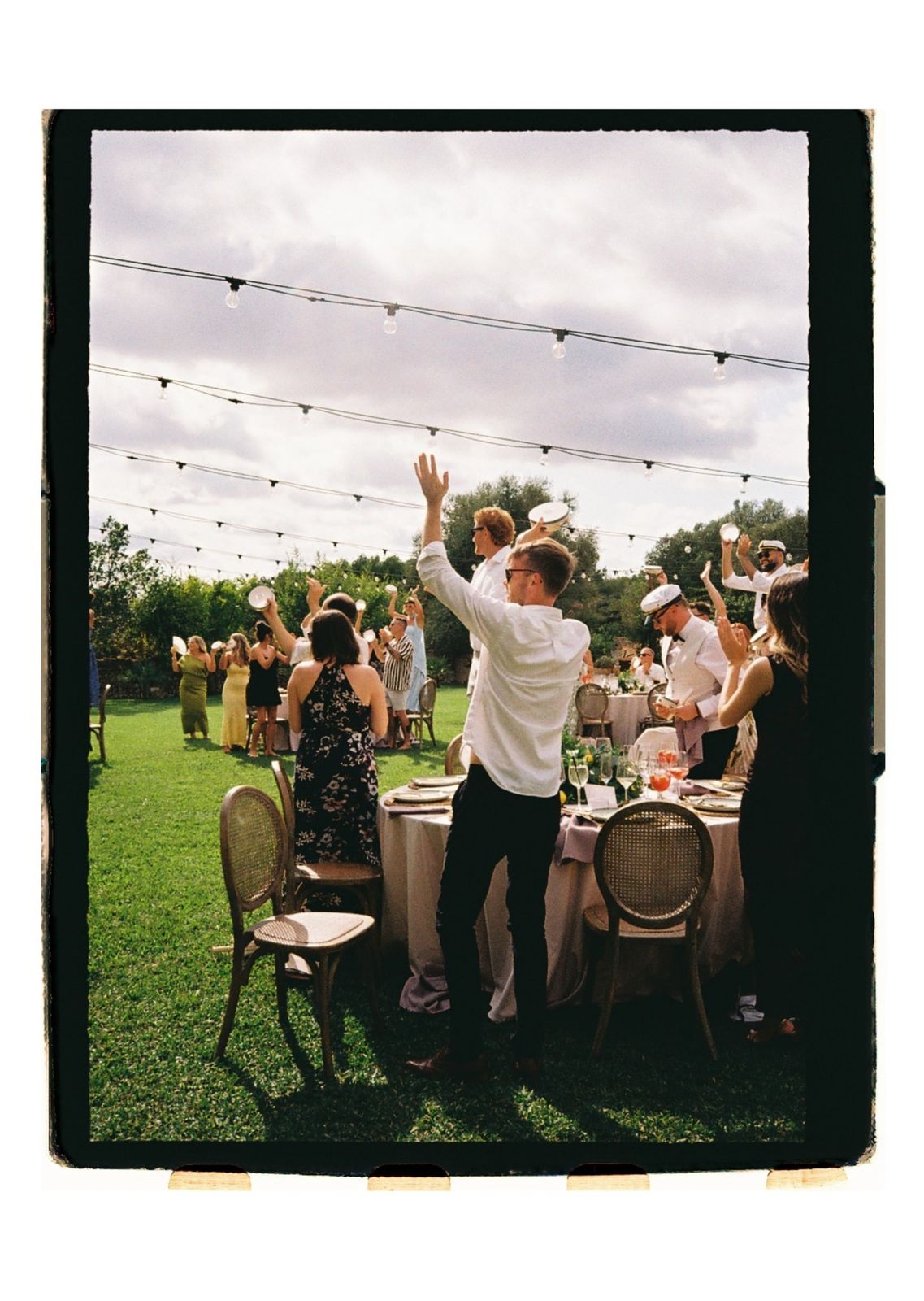 Wedding photograph on 35mm film at Son Sampol, Llucmajor, Mallorca