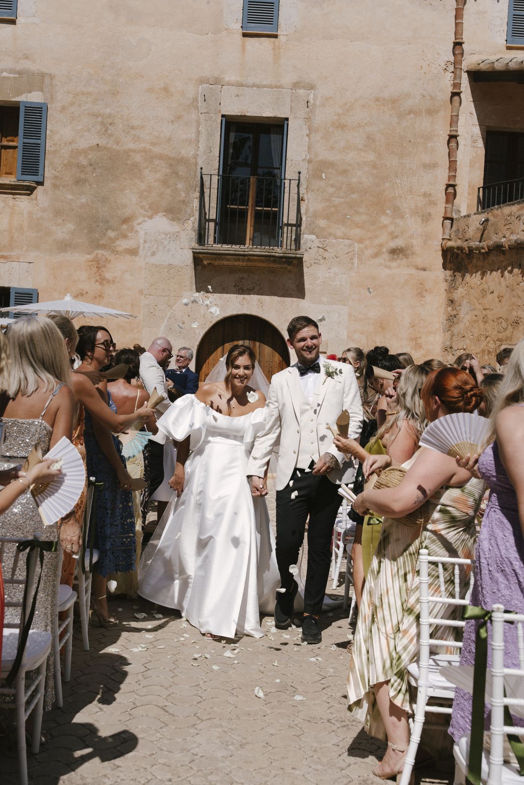 Documentary wedding photograph at Son Sampol, Llucmajor, Mallorca