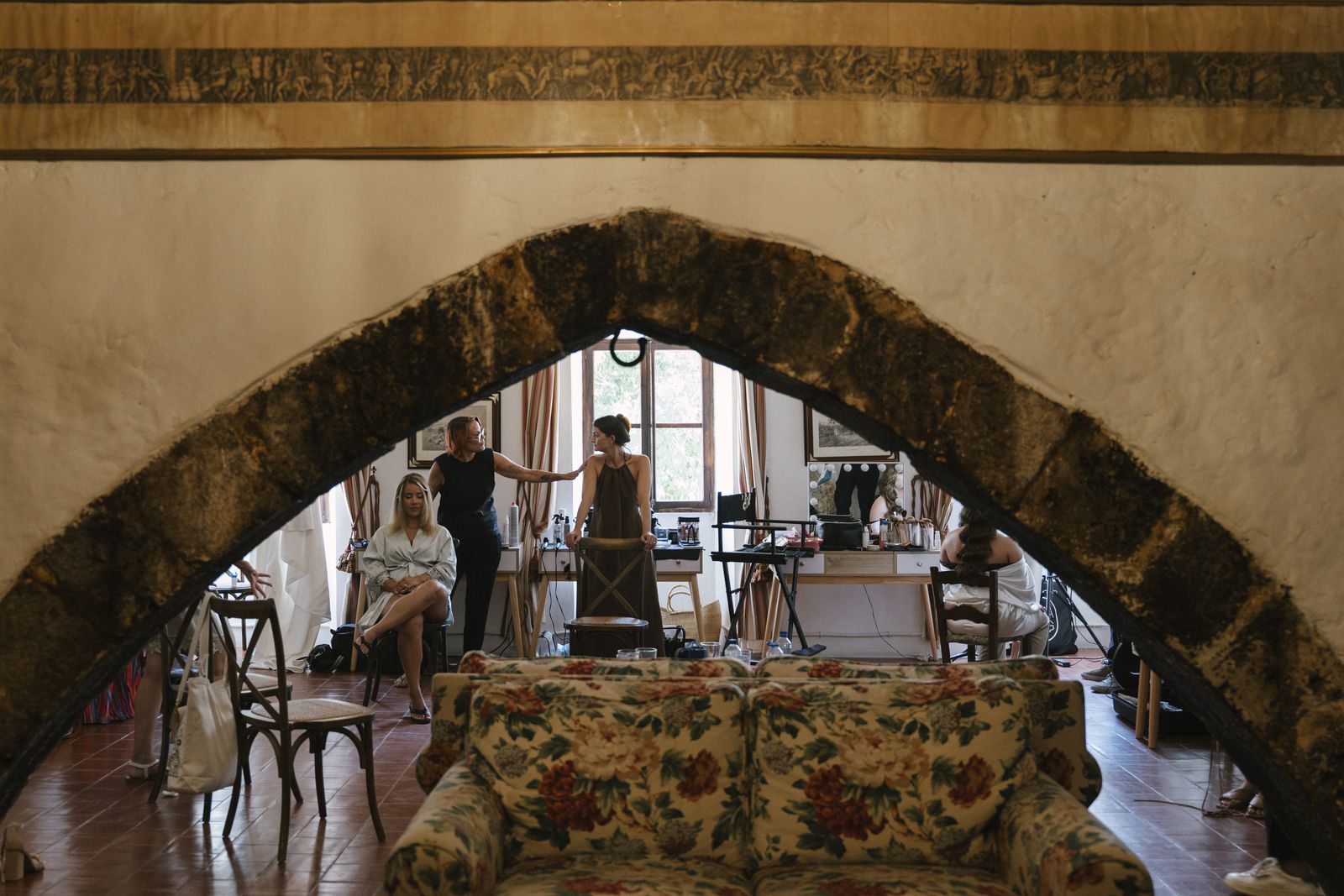 Documentary wedding photograph at Son Termes, Mallorca