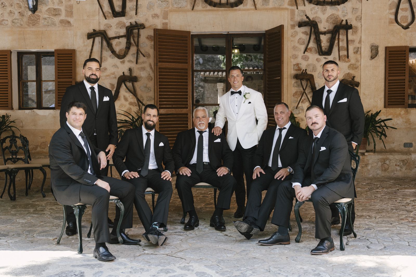 Documentary wedding photograph at Son Termes, Mallorca