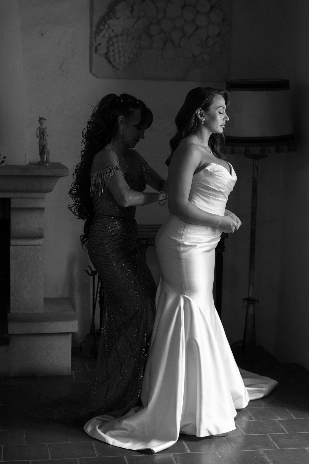 Documentary wedding photograph at Son Termes, Mallorca