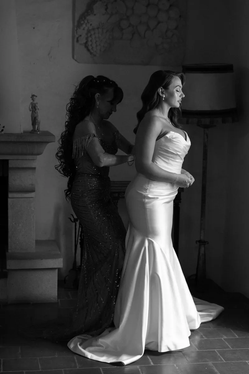 Documentary wedding photograph at Son Termes, Mallorca