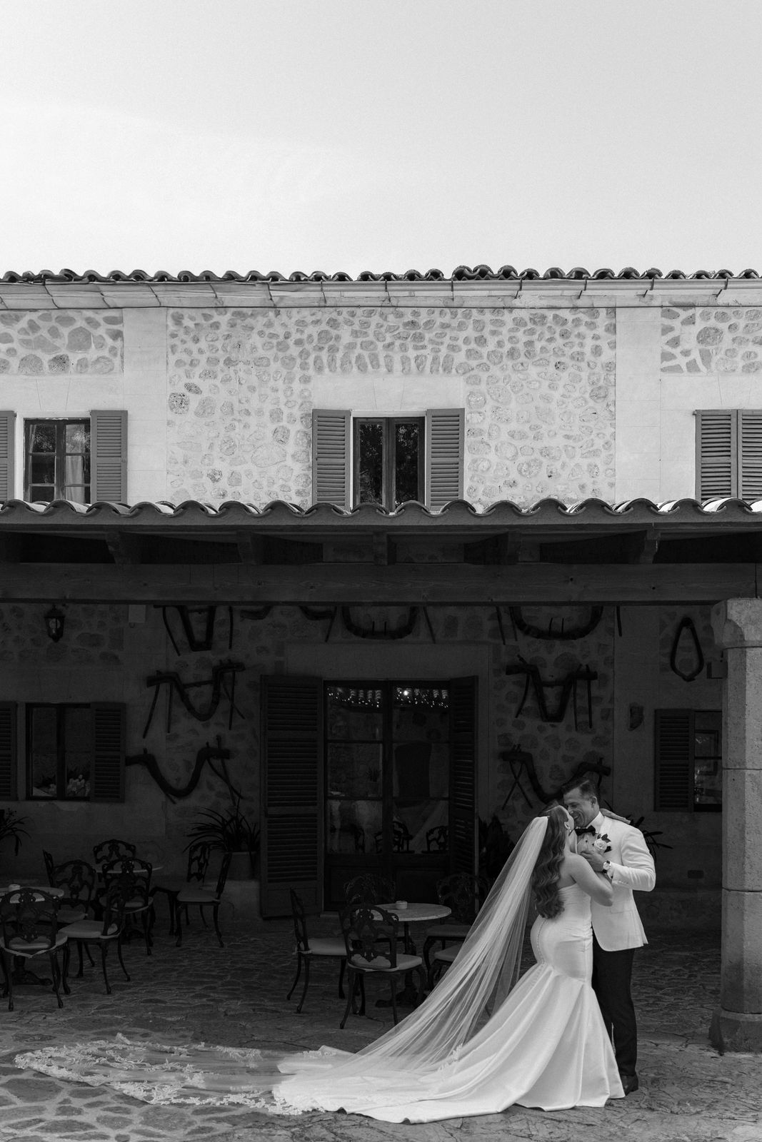 Documentary wedding photograph at Son Termes, Mallorca